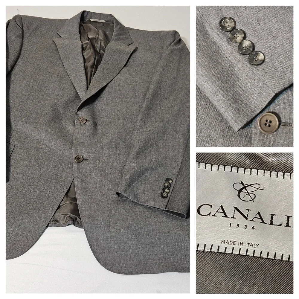 Canali Blazer Men's‎ 50 100% Wool Made In Italy Sport Coat 1934